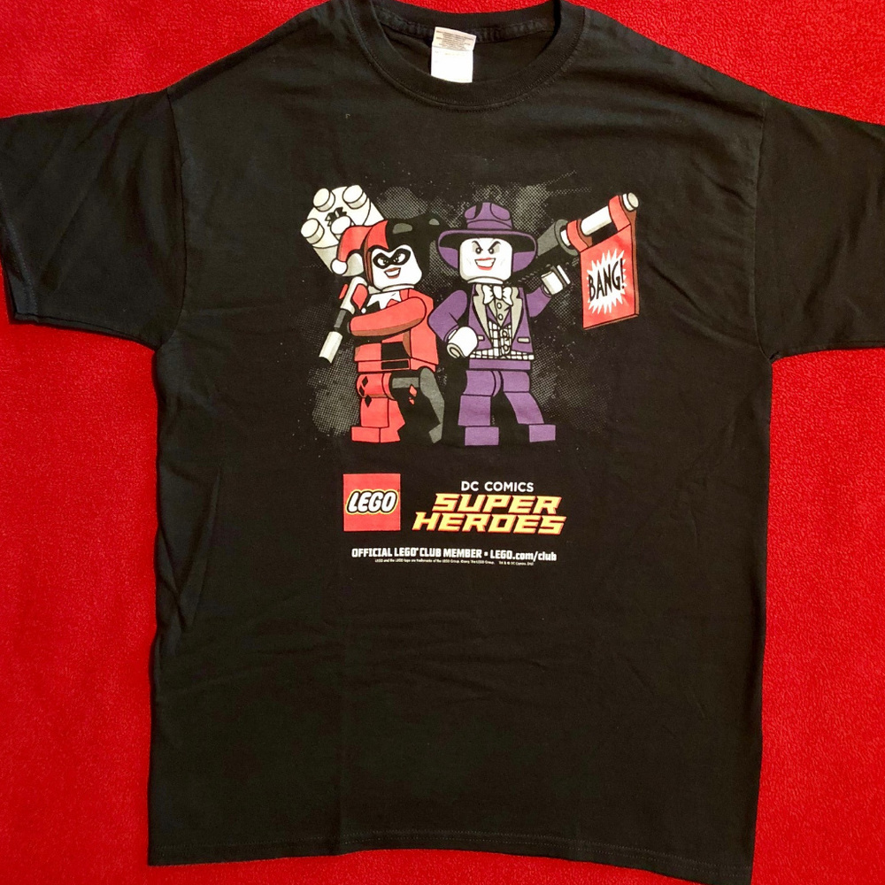 Lego DC Comics Batman Joker Harley Quinn shirt